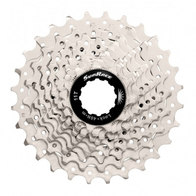 SunRace & Sturmey Archer Sunrace Csrs1 - 10 Speed 11-28T Metallic Cassette