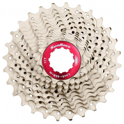 SunRace & Sturmey Archer Sunrace RX1 - 11 Speed 11-28T Metallic Cassette