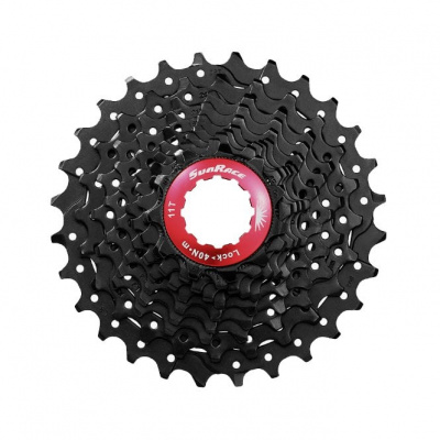 Sunrace CSRX0 - 10 Speed Road Cassette 11-28T - Black