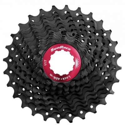 Sunrace CSRX1 - 11 Speed Road Cassette 11-28T - Black