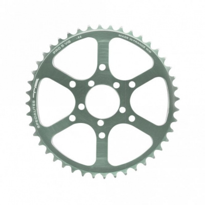 TA Cyclotourist Pro 5 Vis Chainrings - 80PCD - Outer - Silver