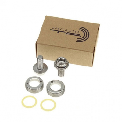 TA Self Extracting Crank Bolts & Dustcap Extractor & - Silver