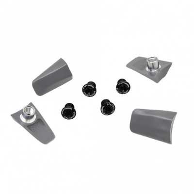 TA Shimano Integrated Bolts/Covers Ultegra Bolt Gry x 4 - Silver (6800)
