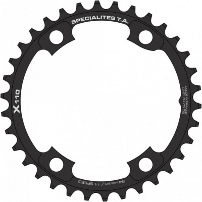 TA X110 4 Arm 12-speed 110PCD - Inner - Black