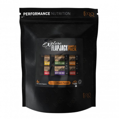 TORQ Explore Flapjack Sampler Pack (Pouch Of 6)