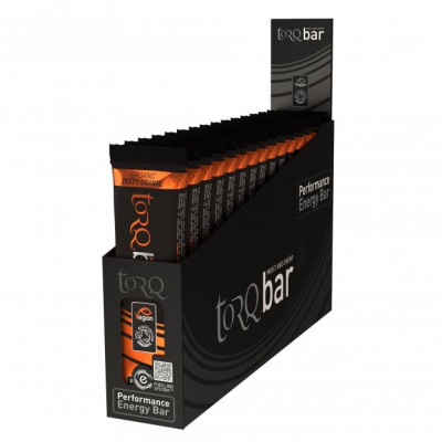 TORQ Organic Energy Bar 15 x 45g - Zesty Orange