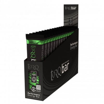 TORQ Organic Energy Bar 15 x 45g - Zingy Apple