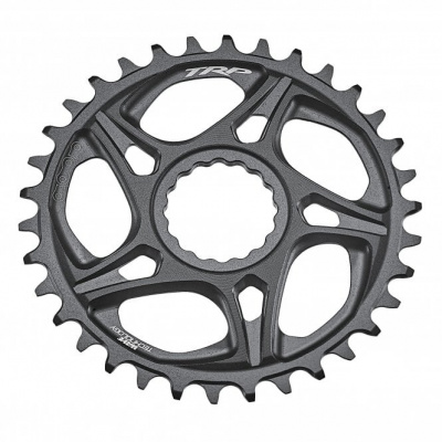 TRP CR-M8070 Wave Chainring 6mm DH Offset - Black