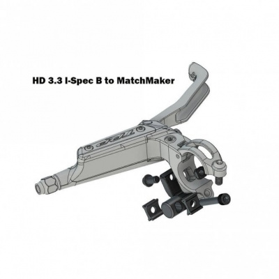 TRP HD 3.3 I-Spec B to SRAM MatchMaker Shifter Adapter