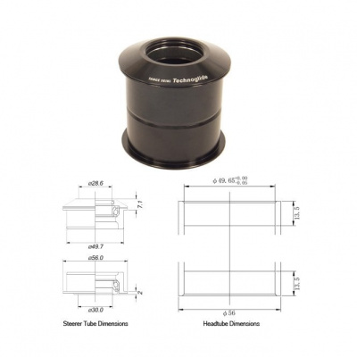 Tange Seiki Technoglide 1.5ZSR Semi Integrated Headset