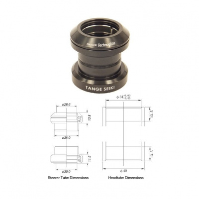 Tange Seiki Technoglide J-27 A/Headset 1 1/8 inch