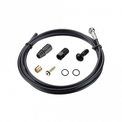 Tektro Disc Brake Hose Kit 5.5MM - 3200MM - Banjo Fitting - Black