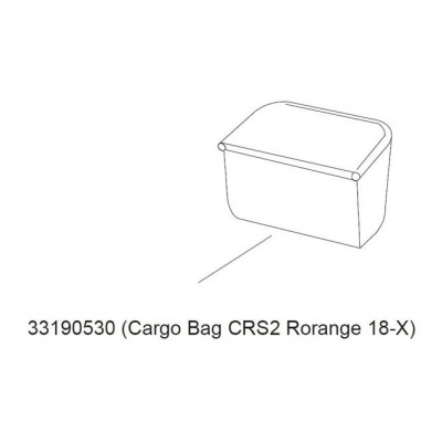 Thule Chariot Cross 2 Cargo Bag (2017-) - Orange