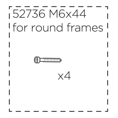 Thule Fitting Screws for Ridealong - Short 44 mm