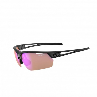 Tifosi Navar FC Half-Frame Sports Sunglasses - Gloss Black