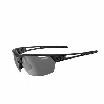 Tifosi Navar Half-Frame Sports Sunglasses - Gloss Black