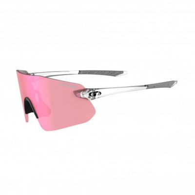 Tifosi Optics Tifosi Vogel SL Single Lens Sunglasses - Crystal Clear Frame - Red Lens