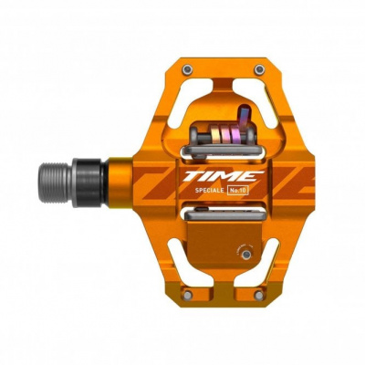 Time Sport Time Pedal - Speciale 10 Small MTB Pedals - Tangerine Aluminum