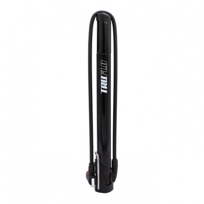 Truflo Air Flow Minitrax Cnc Mini Floor Pump With Extra-long Hose - Black