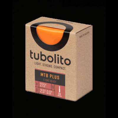 Tubolito Tubo MTB Plus Inner Tube - Orange Presta Valve 27.5 x 2.5-3.0 inch