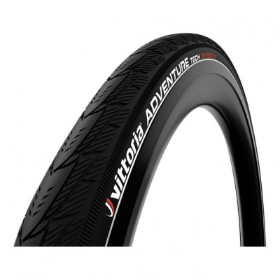 Vittoria Adventure Tech G2.0 - Rigid Tyre - Full Black / Reflective - 700 C