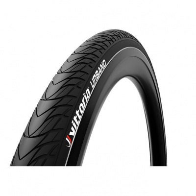 Vittoria Urbano - Rigid Tyre - Full Black / Reflective - 700 C