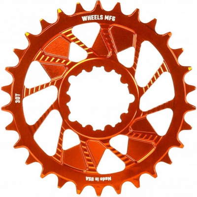 Wheels Manufacturing Orange MTB Chainring - SRAM 3-Bolt T-Type
