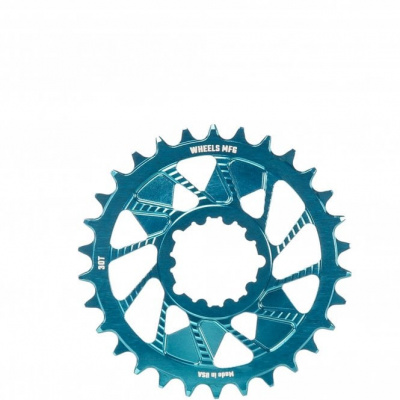 Wheels Manufacturing Teal MTB Chainring - SRAM 3-Bolt T-Type