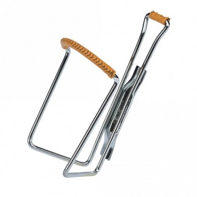 Zefal Vintage Cage - Silver/brown Leather