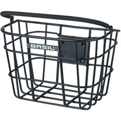Basil Bremen Alu KF Front Basket matt black