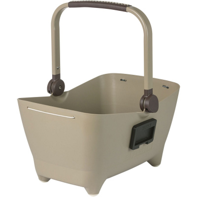 Basil Buddy Dog Bicycle Basket KF 32L biscotti brown