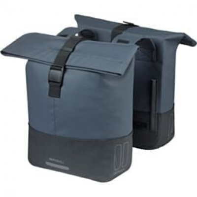Basil Cove Double Pannier Bag 28-32L navy/black