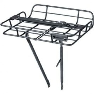 Basil Portland Front Carrier matt black