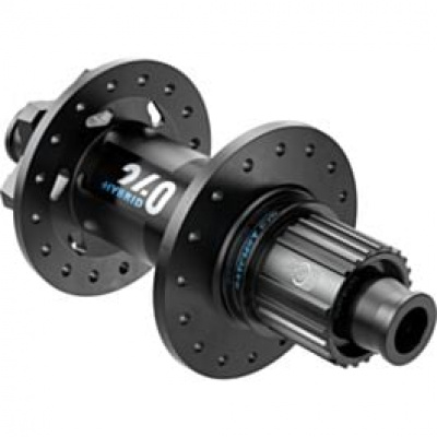 DT Swiss Hybrid 240 Classic rear 6-bolt 148 x 12 mm Boost, MICRO SPLINE, 32 hole, black