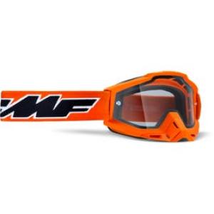 FMF Goggles POWERBOMB Enduro Goggle Rocket Orange Clear Lens