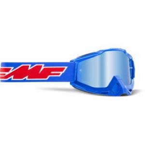 FMF Goggles POWERBOMB YOUTH Goggle Rocket Blue Mirror Blue Lens