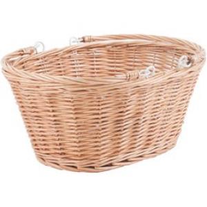 M Part Borough Oval Wicker Basket With Handles And Quick Release Bracket