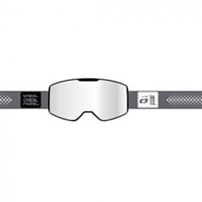 Oneal B-20 Goggle STATIC Grey - silver mirror