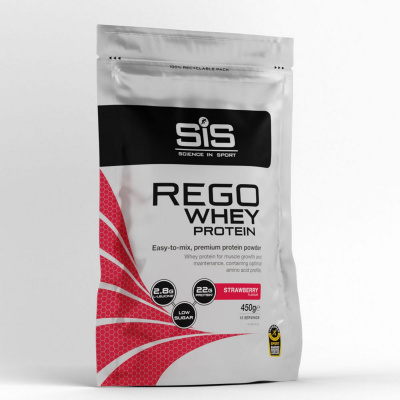 Science In Sport Rego Whey Protein Drink Powder - 450g - Strawberry
