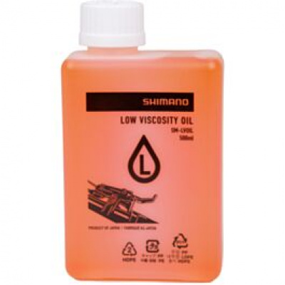 Shimano Spares Mineral Oil Shimano Low Viscosity 500 ml, Yellow