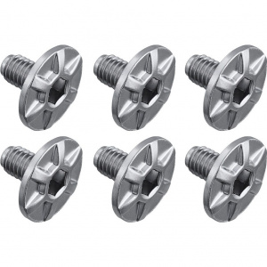 Shimano Spares PD-R9100 cleat fixing bolt, M5 x 8 mm, pack of 6