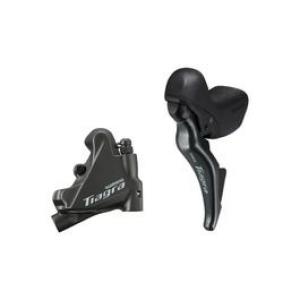 Shimano Tiagra ST-4725 Tiagra short reach lever STI bled with BR-4770 flat mount calliper
