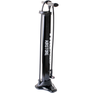 Truflo Airstore track pump with auxillary storage cylinder for tubeless tyres
