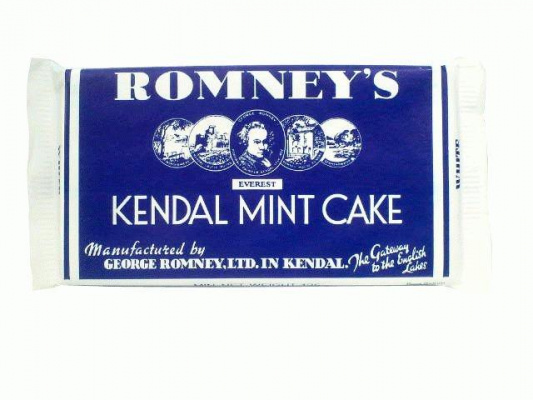 Romneys Kendal Mint Cake, White (125g)