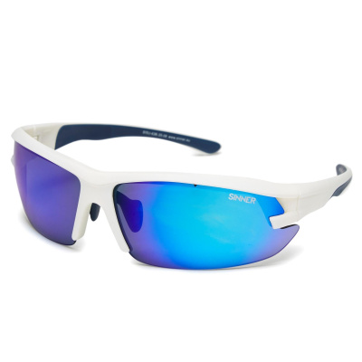 Sinner Speed Sunglasses (Matte White/Blue)