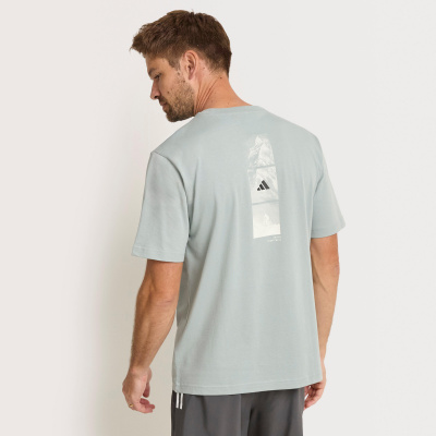 adidas Mens Out Mountain Biking Graphic Tee