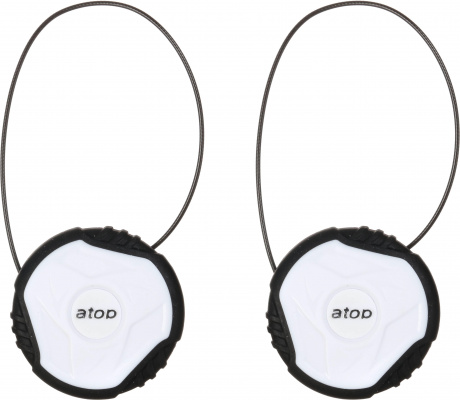 ATOP Spin Buckle Pair White