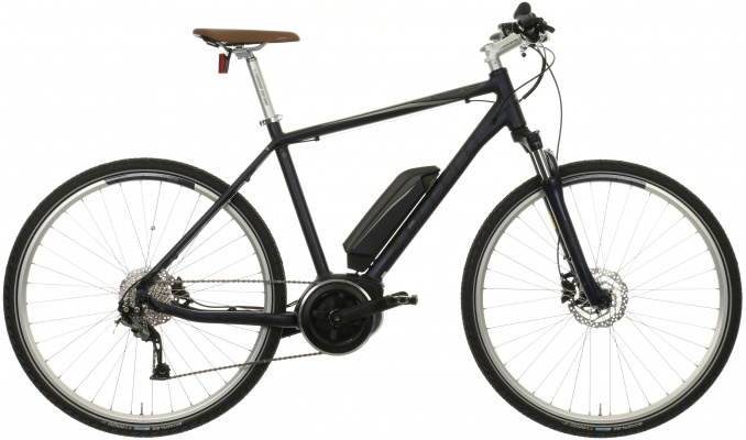 Carrera Crossfuse Mens Electric Hybrid Bike - S, M, L Frames