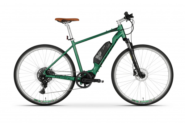 Carrera Crossfuse Mens Electric Hybrid Bike