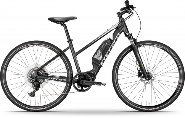 Carrera Crossfuse Womens Electric Hybrid Bike